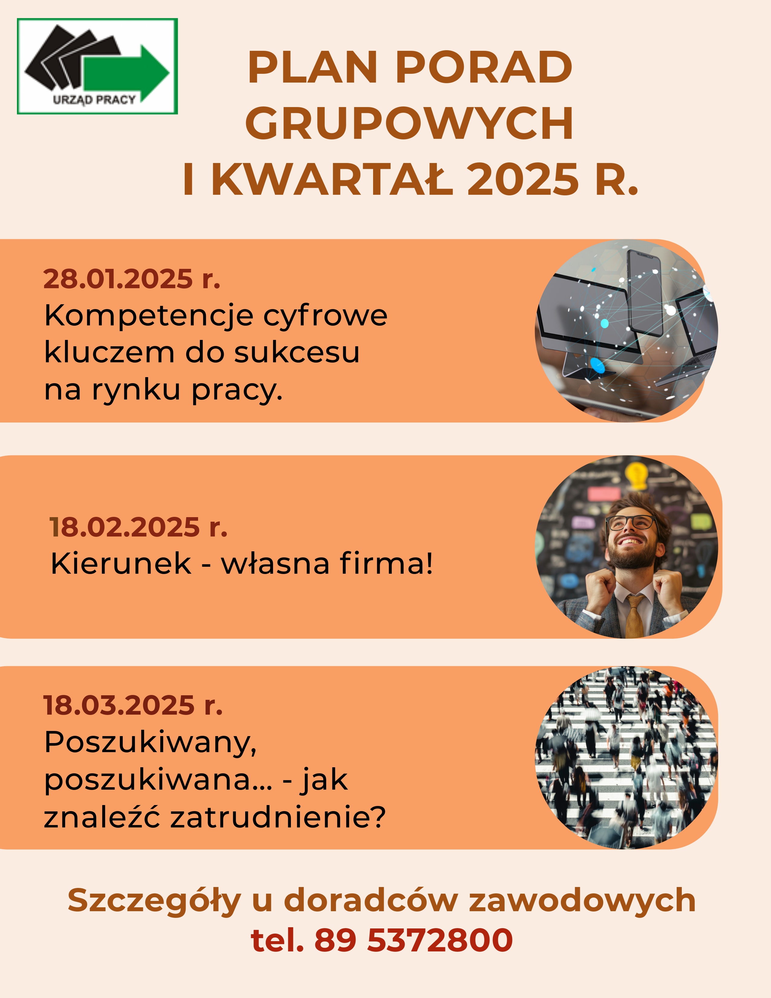 Plan porad grupowych- I kwartał 2025