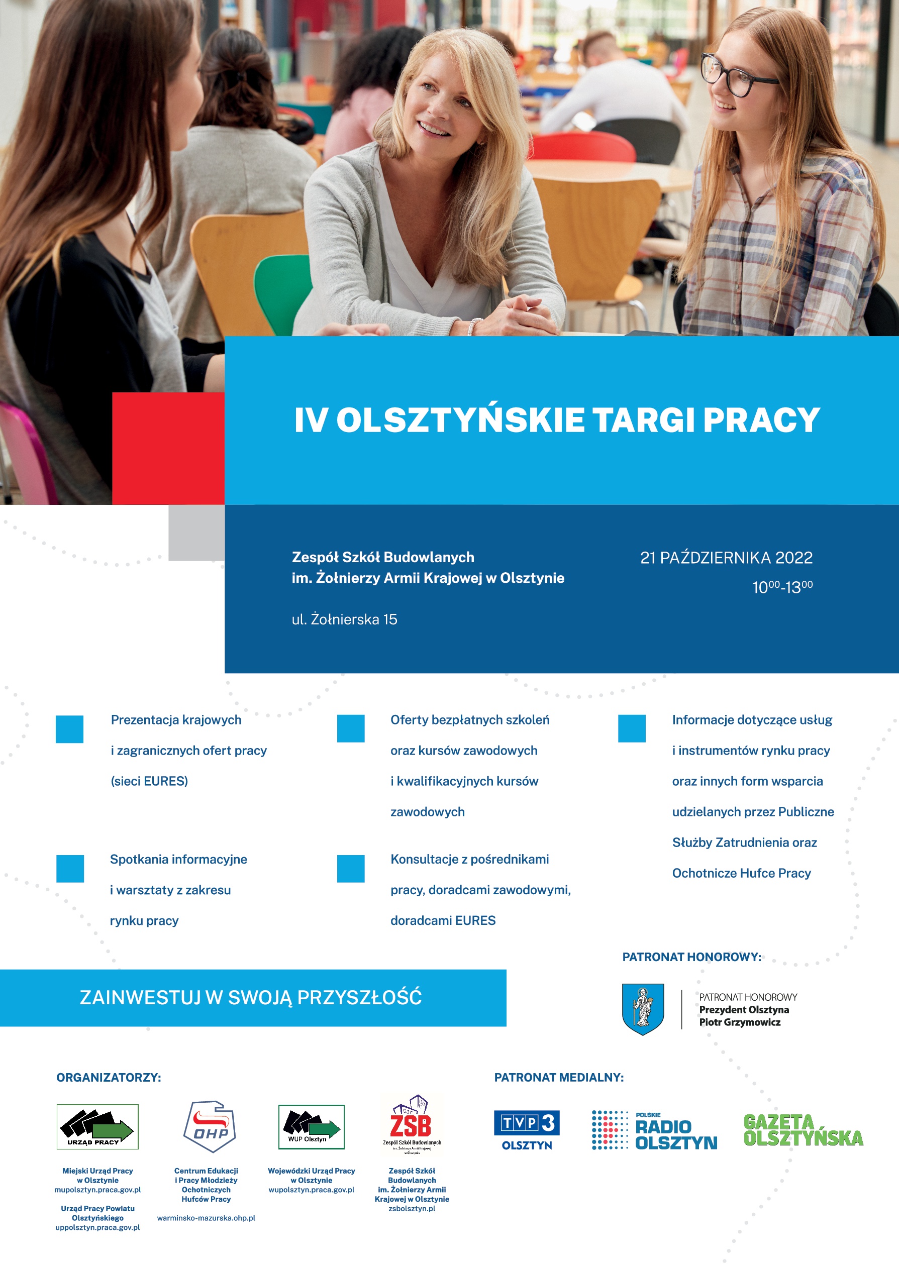 IV Olsztyńskie Targi Pracy Plakat